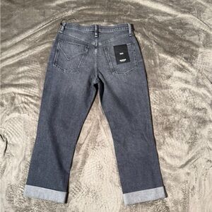 Hudson Jeans Thalia Black and Gray Denim Size 25